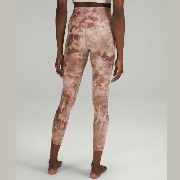 Lululemon Align High-Rise Pant 25" *Shine Diamond Dye Misty Shell - Size 4 - Picture 14 of 15